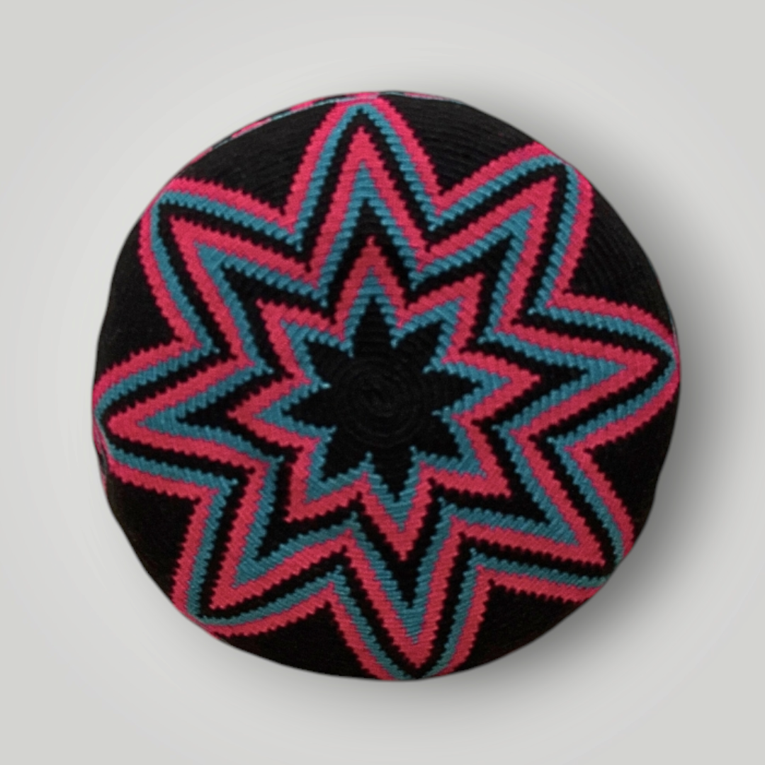 San Agustin Wayuu Mochila – Handcrafted Single-Threaded Wool Bag