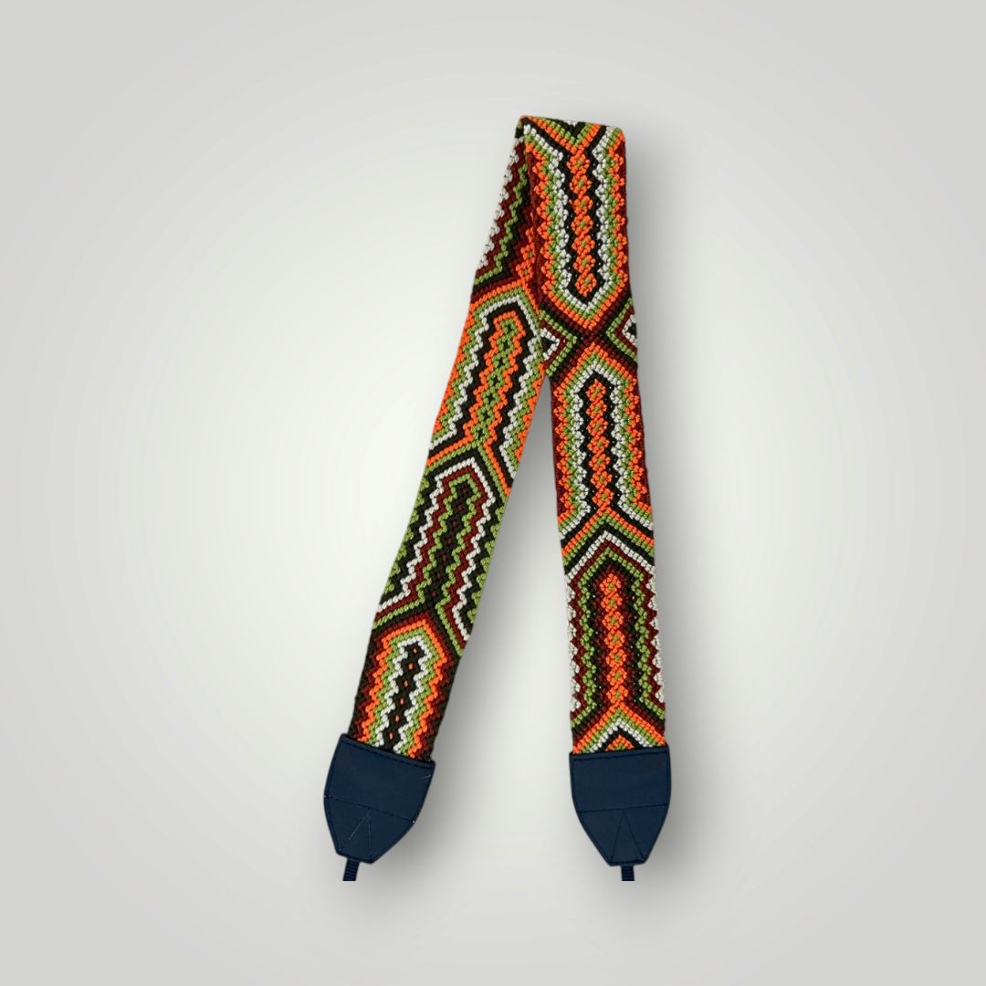 Ubaté Camera Strap Wayuu Handcrafted Authentic Wayuu Strap for Your Camera