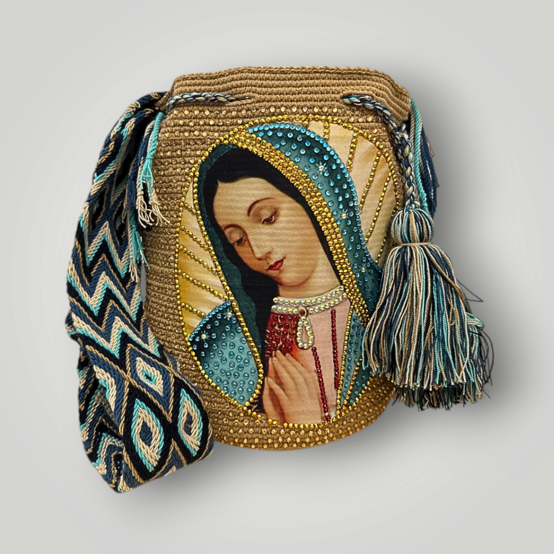 Mochila Wayuu Virgen Guadalupe