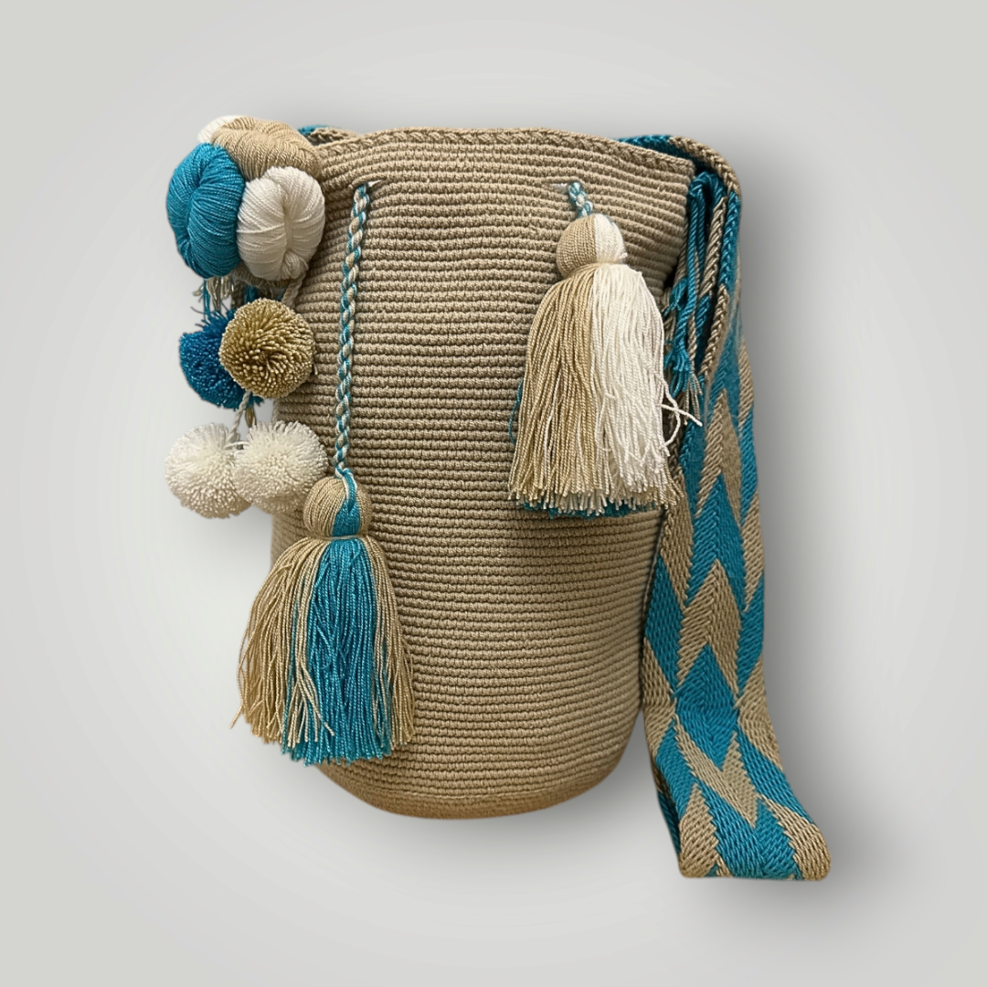 Handcrafted Colombian mochilas